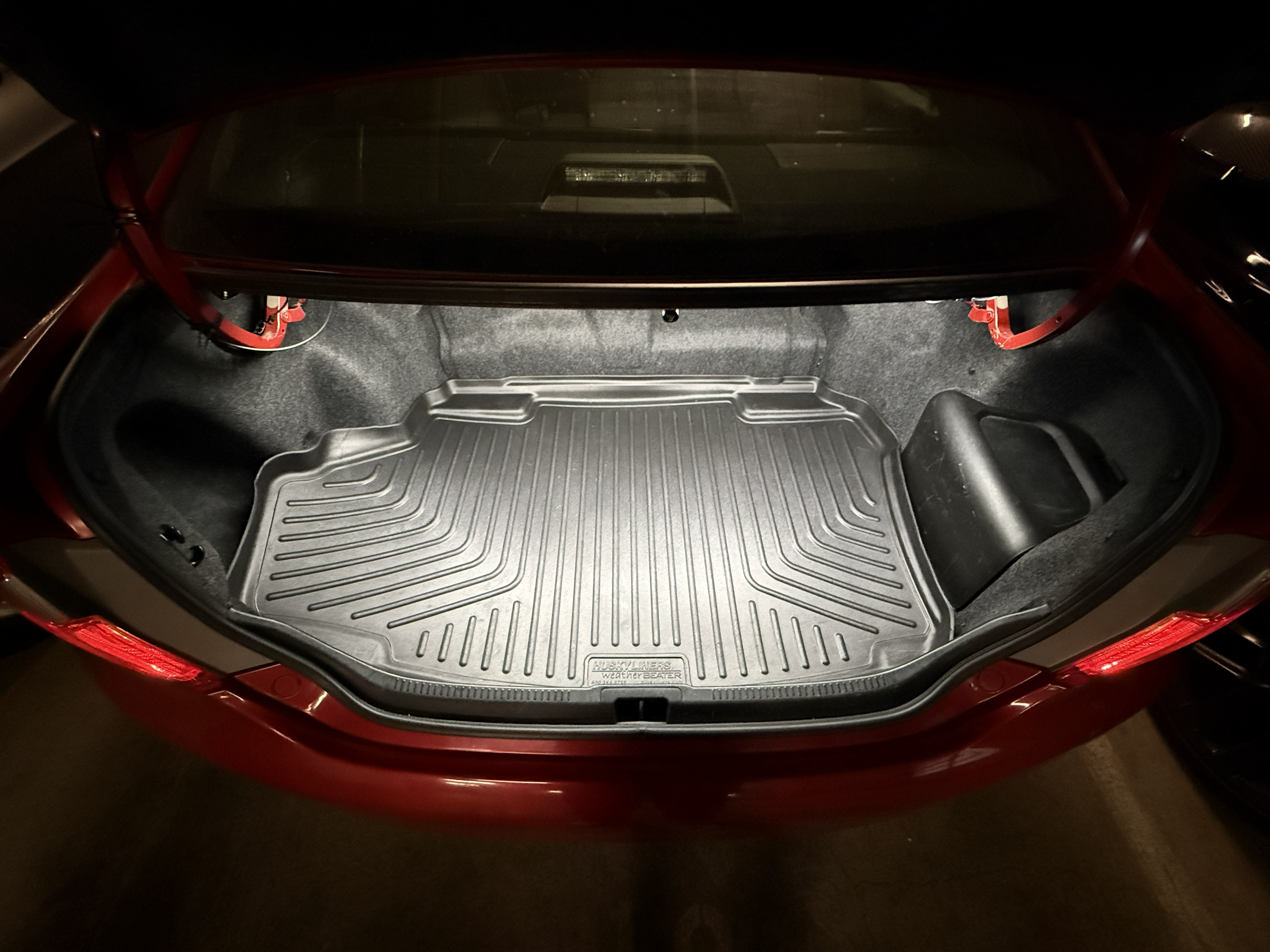 The final product is a well lit trunk where nothing is left to the imagination.